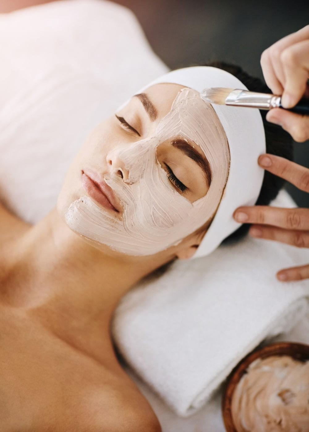 Professional facial and beauty treatment